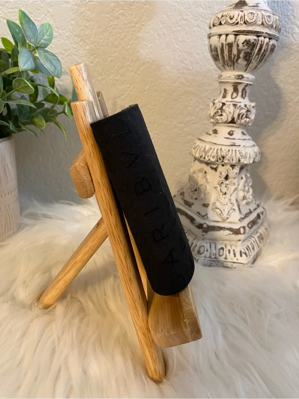 Bulgari Black Snap Card Holder